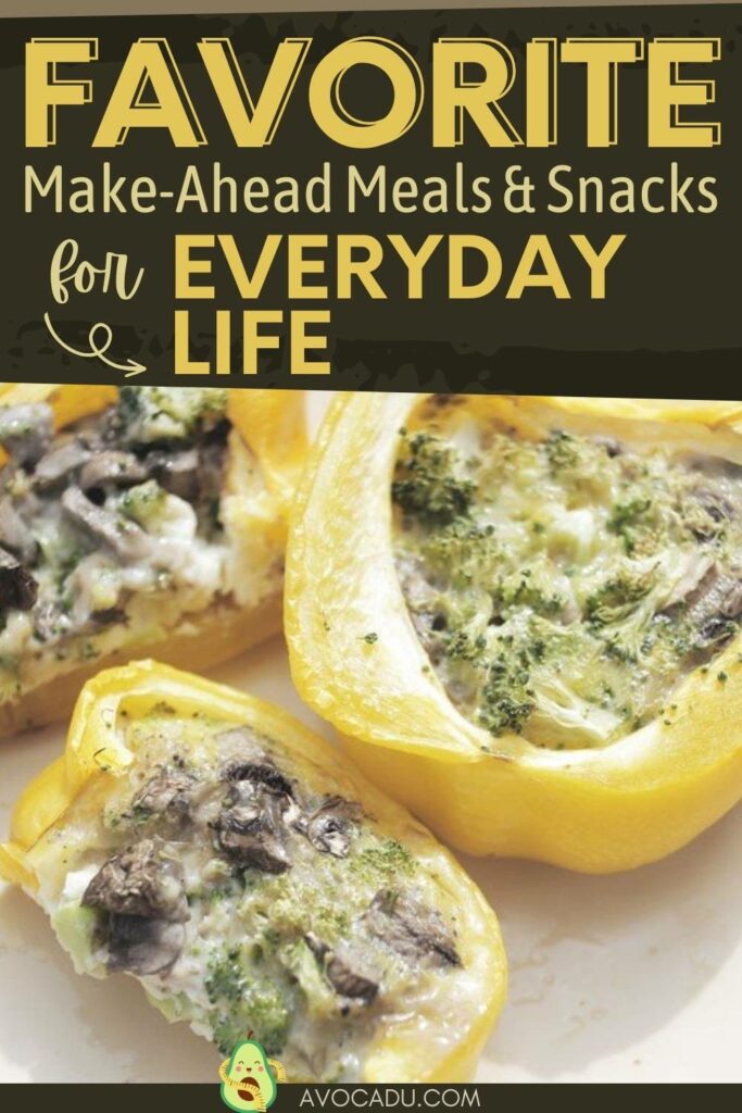 make ahead meal sausage stuffed peppers