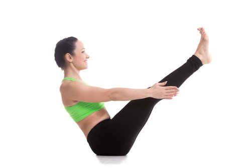 Boat pose - #1 of the yoga poses for weight loss