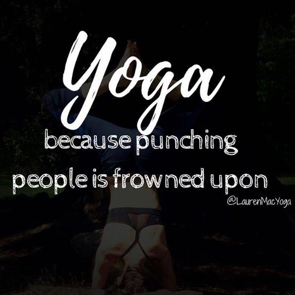 fitness motivational quote for yoga