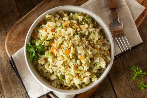 cauliflower rice healthy dinner