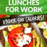 12 Healthy Lunches for Work Under 500 Calories | Healthy Recipes for Lunch | Recipes Under 500 Calories | yourfitnessjourneytoday.com