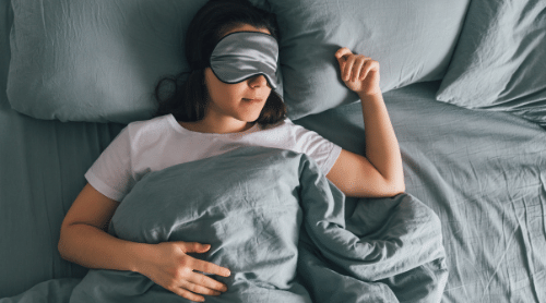 woman sleeping with eye mask featured image