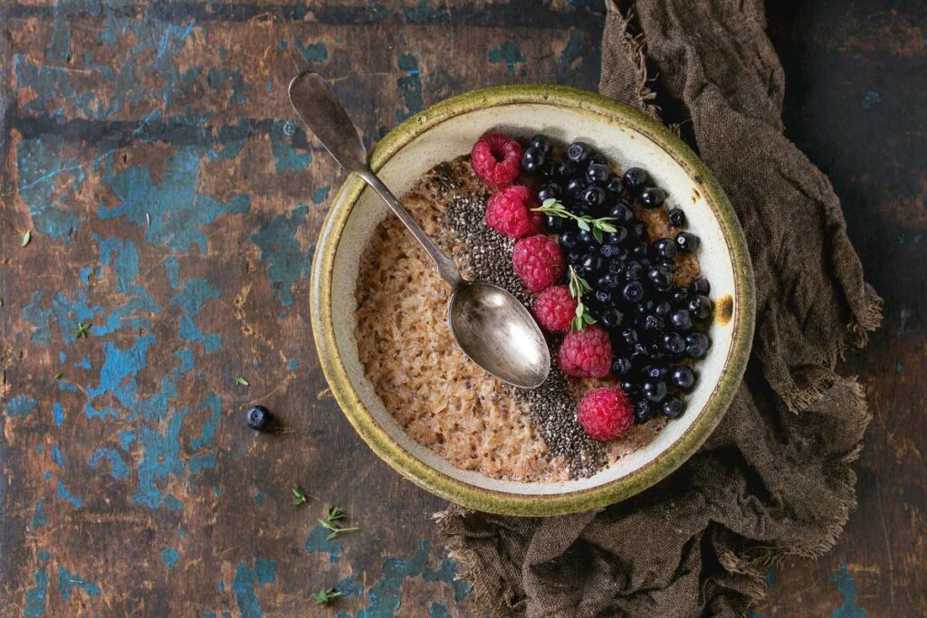 The Power of Superfoods oatmeal with berries