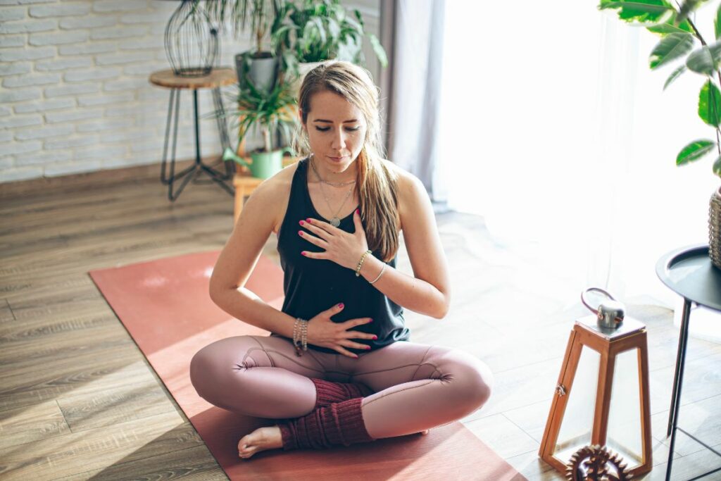 Yoga and Meditation breathing